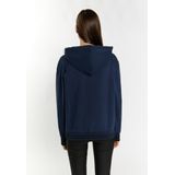 Mymo - Hoodie - Marine - Dames - Met Capuchon