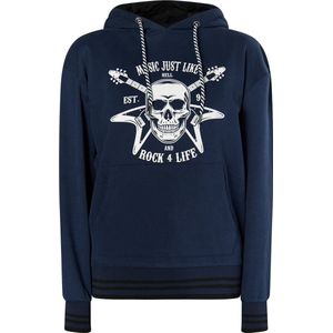 Mymo - Hoodie - Marine - Dames - Met Capuchon