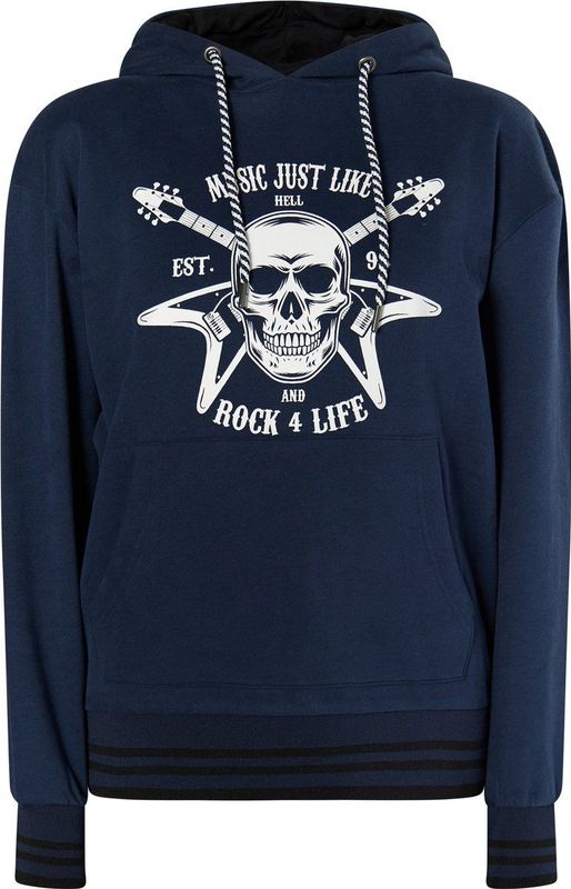 Mymo - Hoodie - Marine - Dames - Met Capuchon