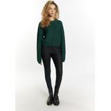 Mymo - Gebreide Trui - Donkergroen - Dames