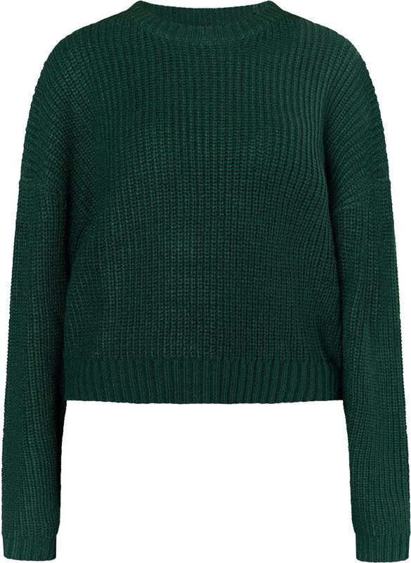 Mymo - Gebreide Trui - Donkergroen - Dames
