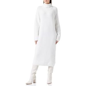 usha - WHITE LABEL - Jurk - Wit - 3/4 Lengte - Losse Pasvorm - Lange Mouw