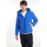 Mo - Gewatteerd Winterjack - Blauw - Heren