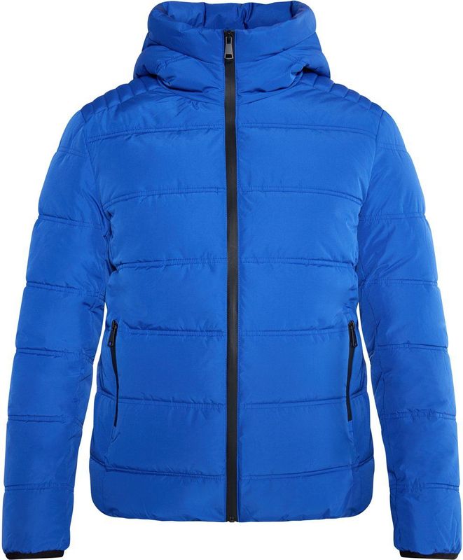 Mo - Gewatteerd Winterjack - Blauw - Heren