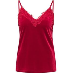Naemi Dames Top in Lingerie Look 19129460, Rood, S, rood, S