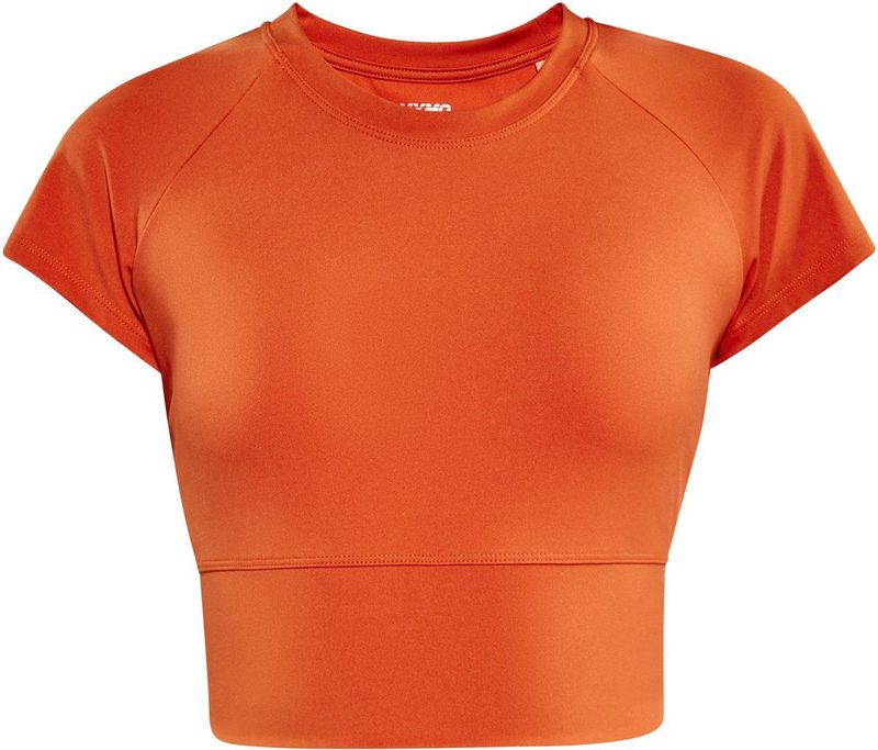 Mymo - Crop-T-shirt - Oranje - Dames