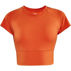 Mymo - Crop-T-shirt - Oranje - Dames