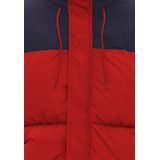 Mo - Gewatteerd Jack - Rood Marine - Met Capuchon en Zijzakken