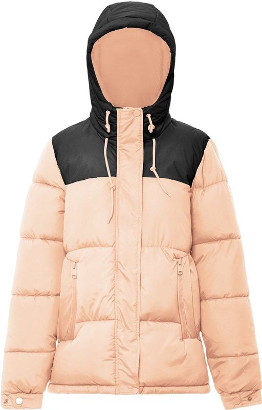 Mymo - Gewatteerd Jack - Perzik Zwart - Dames