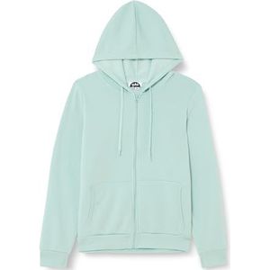 Yuka Stijlvolle capuchontrui voor dames, met ritssluiting, polyester, ijskins, maat L, Ice Mint, L