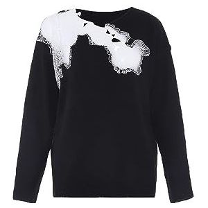 faina Trui  zwart / wit