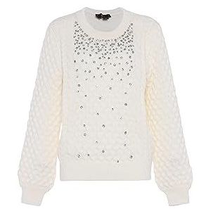 faina Trui  zilver / wolwit