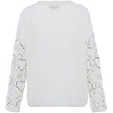 faina - Trui - Goud - Effen - Lange Mouw - Losse Pasvorm