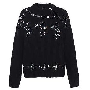 faina Trui  blauw / rood / zwart / wit