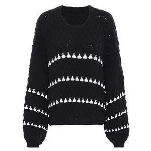 faina Trui  zwart / wit