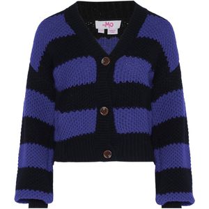 myMo - Grofgebreid Vest - Multicolor - V-Hals - Casual Ontwerp