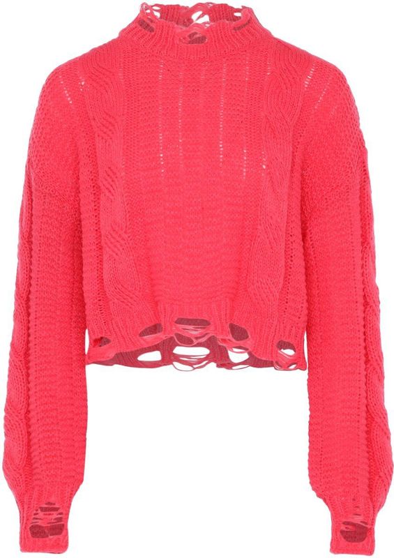 MYMO - Trui - Framboos - Gebreide Truien