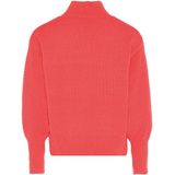 Mymo - Trui - Koraal - Met Bloemenborduursel - Pullover