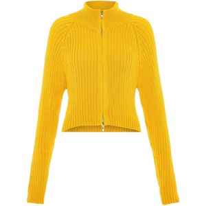 Mymo Vest Dames geel