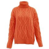 Mymo - Coltrui - Oranje - Gebreide Trui