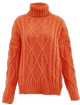 Mymo - Coltrui - Oranje - Gebreide Trui