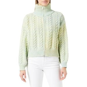 Sookie Gebreid vest  mintgroen / appel