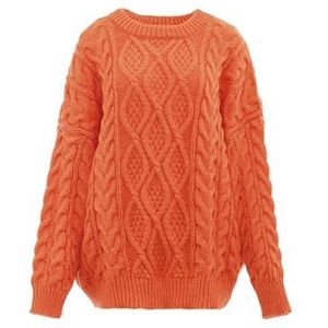 Sookie Trui  donkeroranje