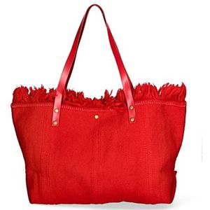 FELIPA Dames handtas Tote Bag, rood, rood