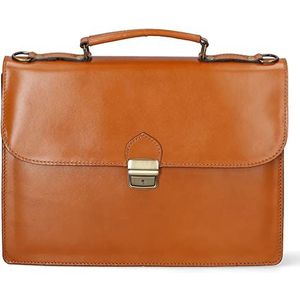 FELIPA Unisex handtas briefcase, cognac, cognac