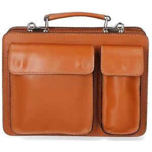 FELIPA Unisex handtas briefcase, cognac, cognac