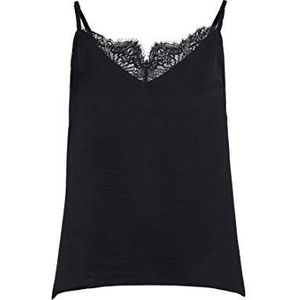 swirlie Dames kanten top 77133896, marineblauw, XS, marineblauw, XS