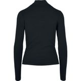 Urban Classics - Cut-Out Turtleneck Longsleeve top - Zwart