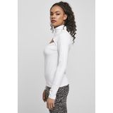 Urban Classics - Cut-Out Turtleneck Longsleeve top - Wit