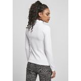 Urban Classics - Cut-Out Turtleneck Longsleeve top - Wit