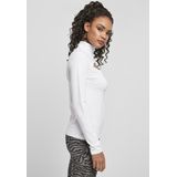 Urban Classics - Cut-Out Turtleneck Longsleeve top - Wit