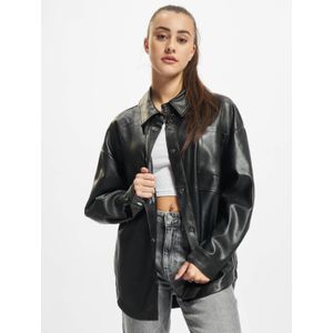 Urban Classics - Faux Leather Overhemd - Synthetisch Leer - Glanzend - Oversized