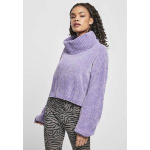 Urban Classics - Short Chenille Turtleneck Sweater/trui - Paars