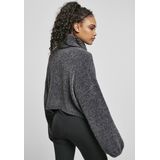 Urban Classics - Short Chenille Turtleneck Sweater/trui - Grijs