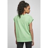 Urban Classics - Extended Shoulder Dames T-shirt - Groen