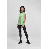 Urban Classics - Extended Shoulder Dames T-shirt - Groen