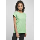 Urban Classics - Extended Shoulder Dames T-shirt - Groen