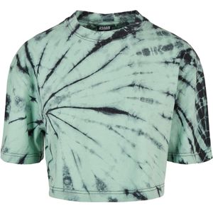 Urban Classics - Dames T-shirt - Tie Dye - Oversized Cropped