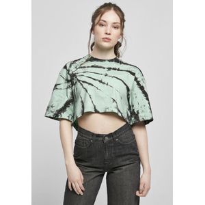 Urban Classics - Dames T-shirt - Tie Dye - Oversized Cropped