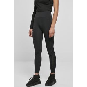 Urban Classics - Highwaist Biker Tech Sportlegging   Zwart