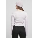 Urban Classics - Cropped Rib Cardigan - Paars
