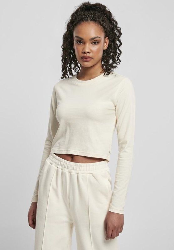 Urban Classics - Crop Top - Zwart - Biologisch Katoen - Slim Fit