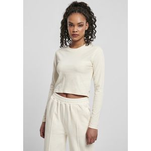 Urban Classics - Organic Cropped Longsleeve top Creme