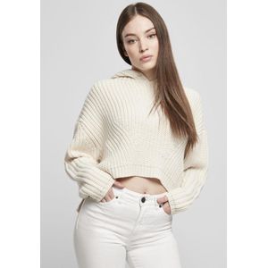 Sweater - Zwart - Polyacryl - Oversized Pasvorm Met Capuchon