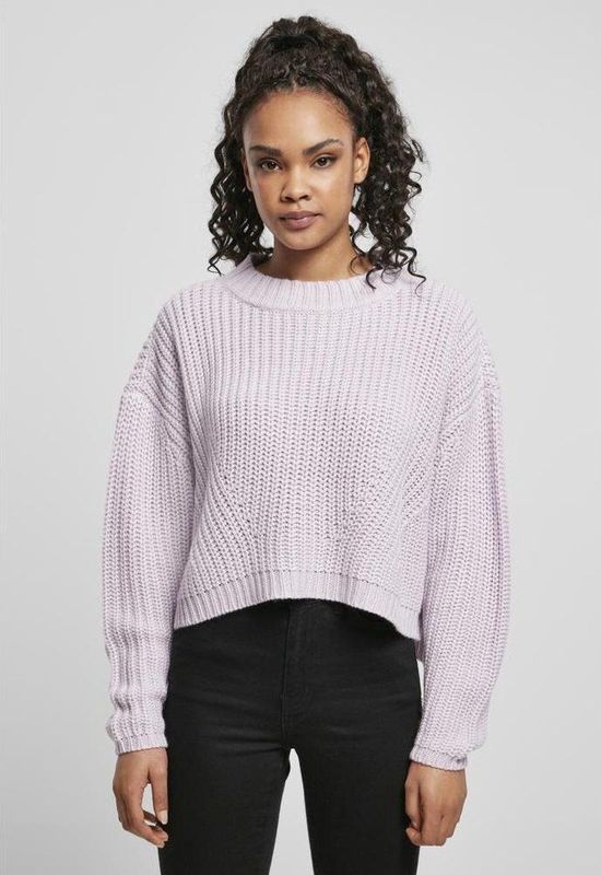 Urban Classics Wide Oversize Sweater/trui Paars