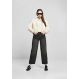 Urban Classics - Short Oversized Satin Bomber jacket - Creme